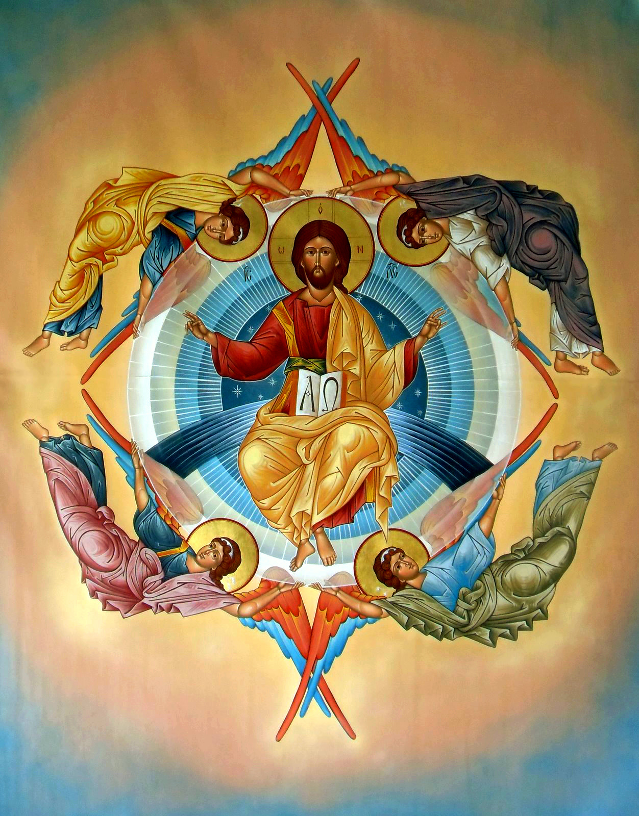 Икона Архангелы ангелы Серафимы херувимы