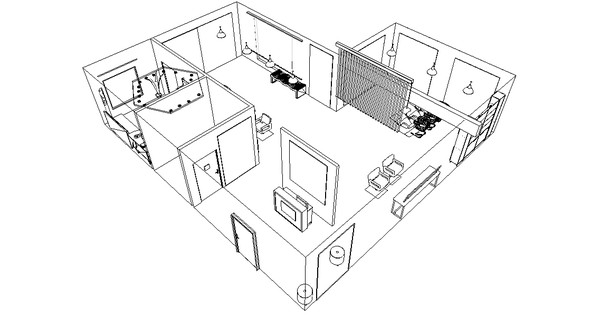 План помещения салона красоты