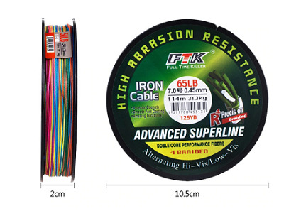 Разноцветная 114 м. 4х PE плетёный шнур от 0.10- 0.40 Multifilament
ссылка:✔ https://vk.cc/8z80PN